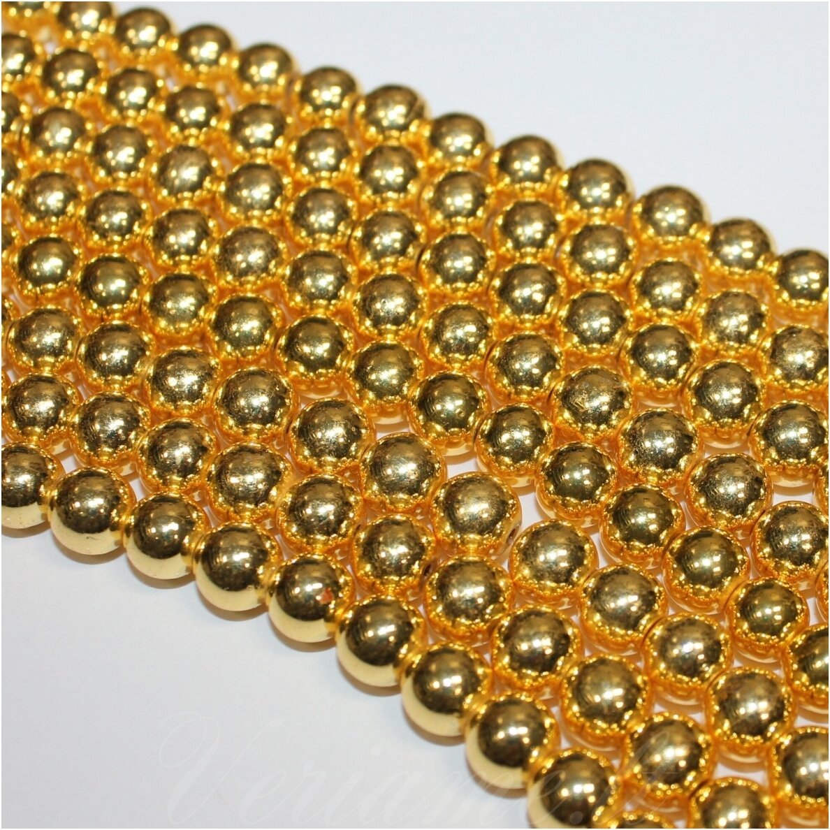 Hematiit light gold 8 mm
