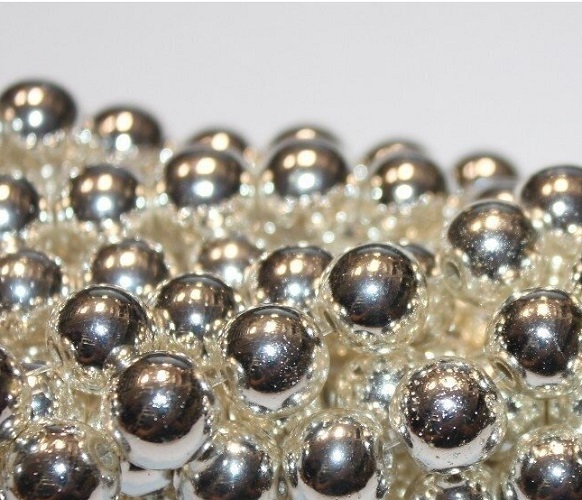 Hematiit silver light 4 mm