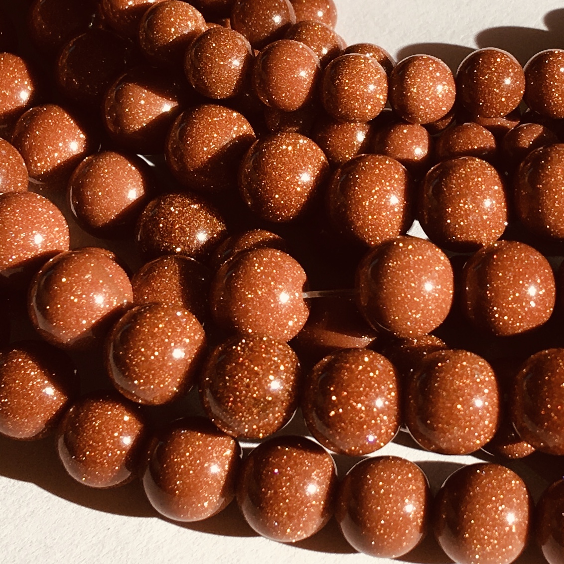 Päikesekivi,pruun 8 mm