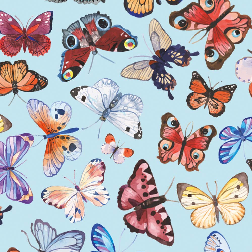 Liblikad helesinisel