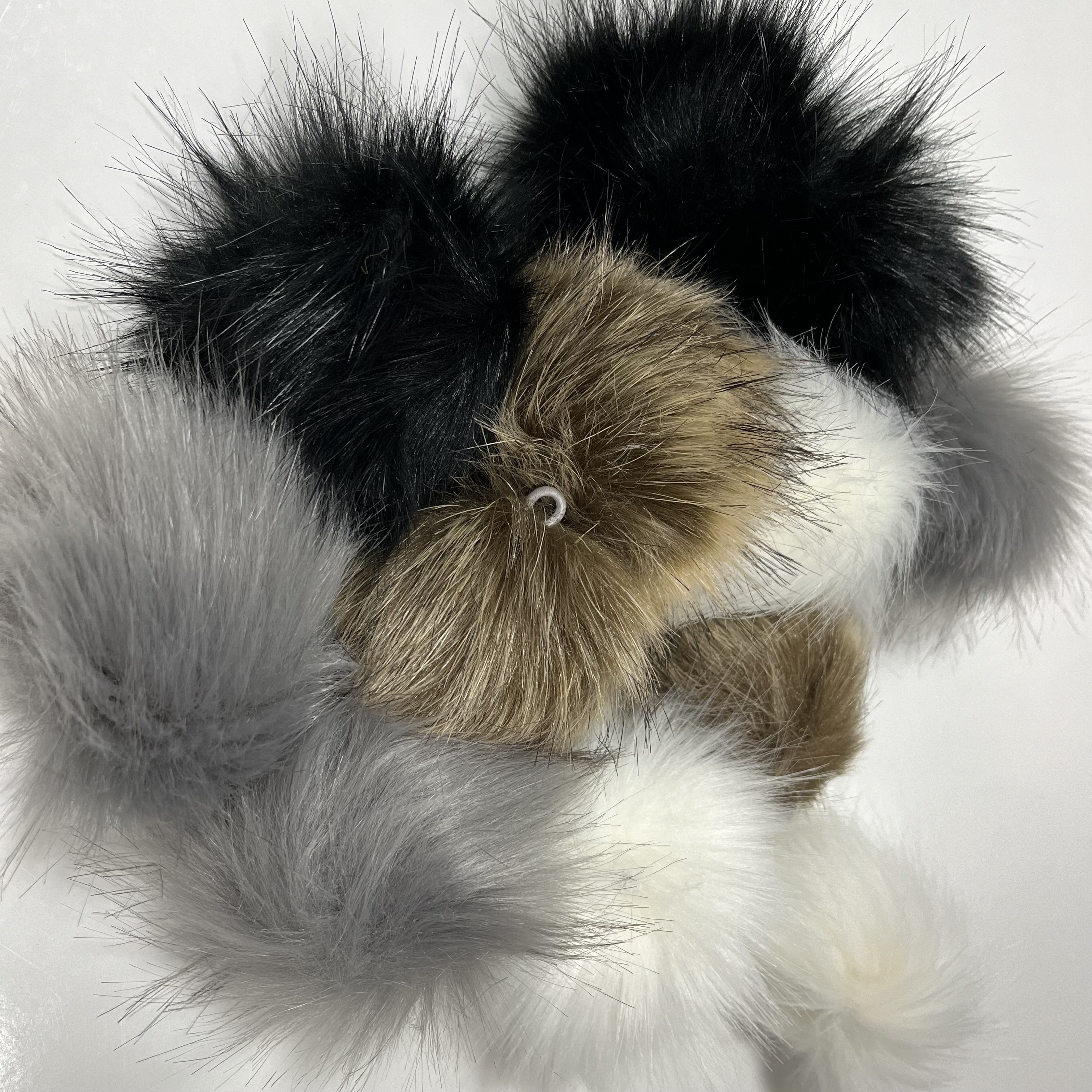 Kunstkarusnahast tutt kummiaasaga 10 cm